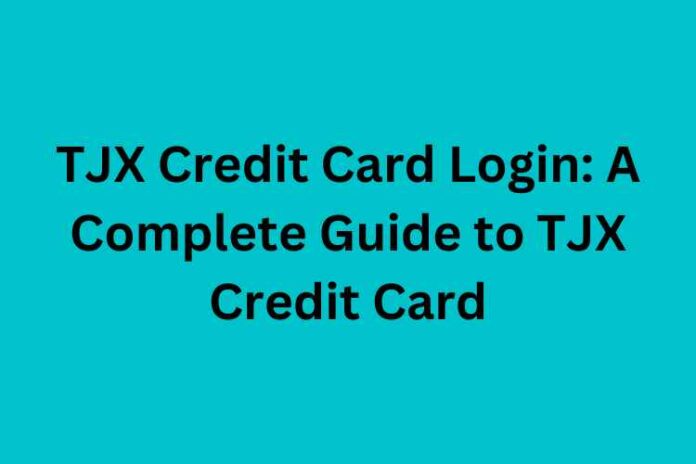 TJX Credit Card Login